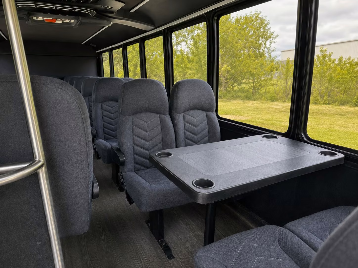 18 passenger minibus interior