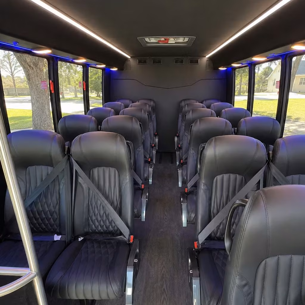 30 passenger minibus inside