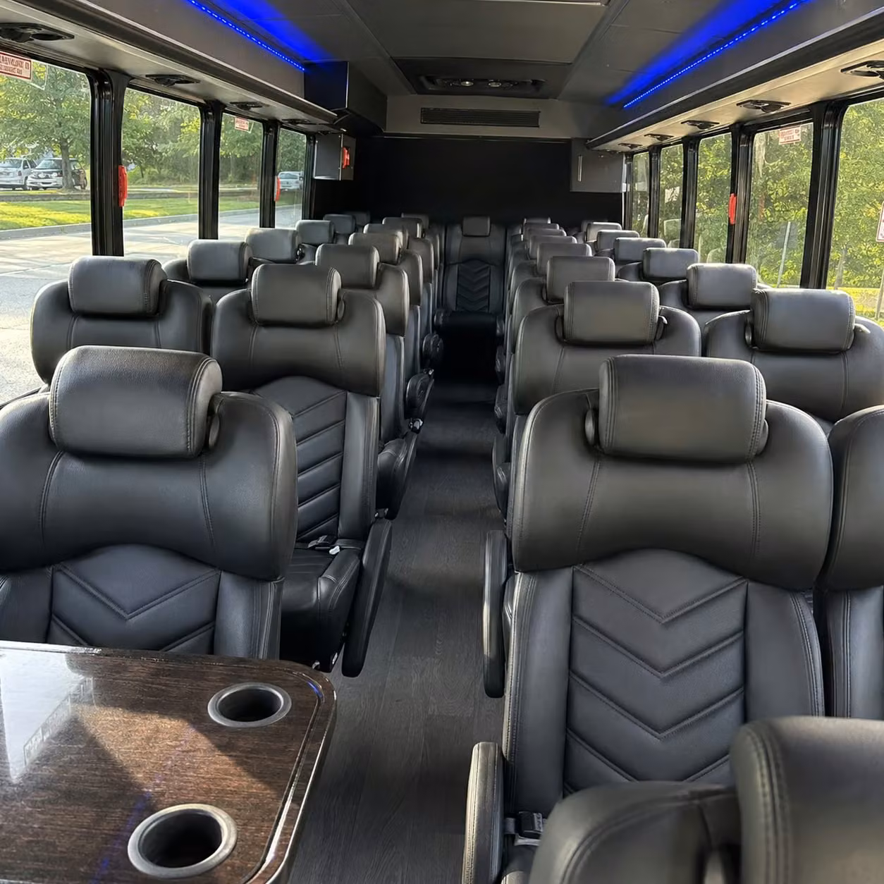 30 passenger minibus interior