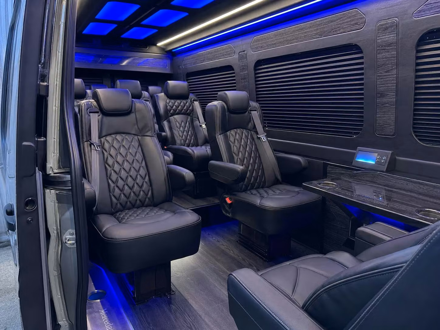 sprinter van transportation for groups and events across waterbury