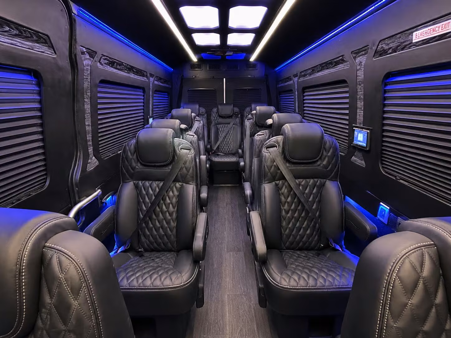 sprinter van with driver inside