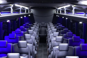 Waterbury Charter Bus Interior